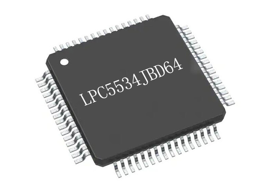 8KB 다용도의 MCU LPC5534JBD64 팔 외피 M33 마이크로컨트롤러 IC 64HTQFP