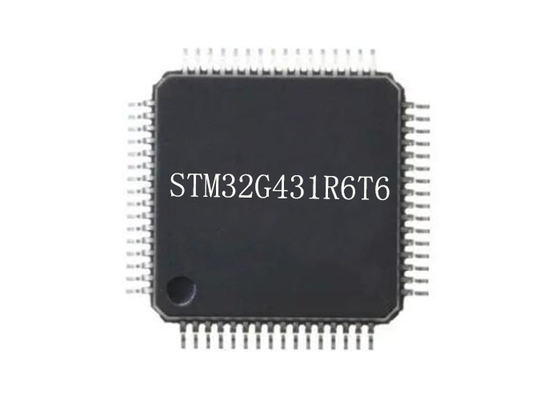 마이크로컨트롤러 MCU STM32G431R6T6 32Bit 하나의 핵 64LQFP 마이크로컨트롤러 칩