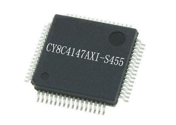 32Bit 하나의 핵 CY8C4147AXI-S455 마이크로컨트롤러는 TQFP64 48MHz IC 칩을 자릅니다