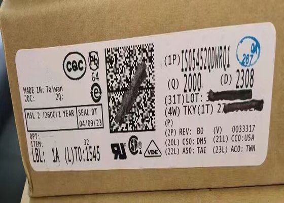 ISO5452QDWRQ1 2.7A 5.5A 게이트 드라이버 IC 정전 결합 5700Vrms 1 채널 16-soic