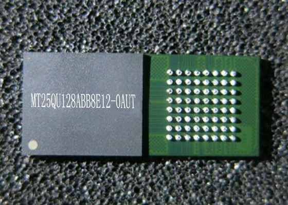메모리 칩 MT25QU128ABB8E12-0AUT 1.8V 다수 입출력 시리얼 플래시 메모리 IC 24-tbga