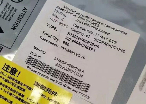 마이크로 컨트롤러 MCU STM32F469NEH6 32비트 단일 코어 180MHz 512KB 플래시