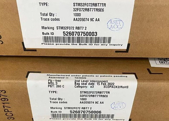 STM32F072R8T7 32비트 단일 코어 48MHz 64KB 내장 마이크로 컨트롤러 IC