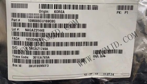 필드 프로그래밍 가능한 게이트 어레이 10M08SCU169C8G 378kbit MAX 10 프로그래밍 가능한 논리 칩 450MHz UBGA-169