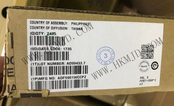 통합 회로 칩 ADF5901WCCPZ 2 채널 PA 출력 RF 송신기