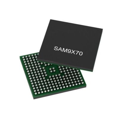 통합 회로 칩 SAM9X70-I/4PB 1 코어 32비트 800MHz 마이크로 프로세서 IC