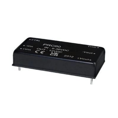 융합 회로 칩 PRC60-48-S24 듀얼 출력 격리 모듈 DC DC 변환기