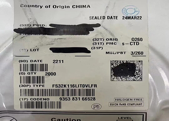 마이크로 컨트롤러 MCU FS32K116LIT0VLFR 48MHz ARM 코르텍스-M0+ S32K 마이크로 컨트롤러 IC 48-LQFP