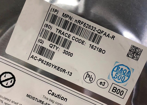 다중 프로토콜 RF 시스템 온 칩 NRF52832-QFAA-R NRF52832 BT 현명한 2.4GHz SoC