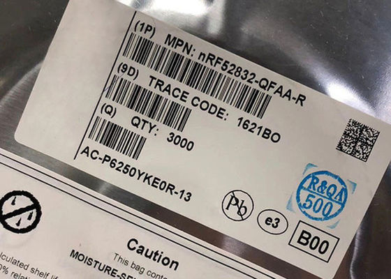 BT IC NRF52832 2.4GHz 다재다능 BT 저에너지 5.4 SoC QFN-48 멀티 프로토콜 SoC