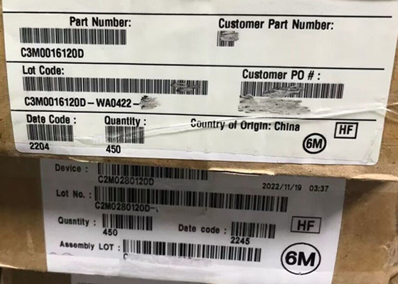 통합 회로 칩 C2M0280120D 1200V 실리콘 탄화물 MOSFET 트랜지스터 TO-247-3