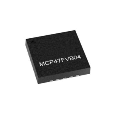 통합 회로 칩 MCP47FVB04-E/MQ 8-비트 쿼드 출력 DAC I2C 인터페이스
