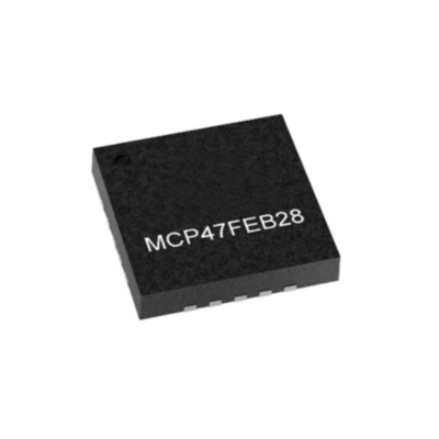 통합 회로 칩 MCP47FEB28-E/MQ EEPROM 및 I2C 인터페이스를 가진 12비트 DAC