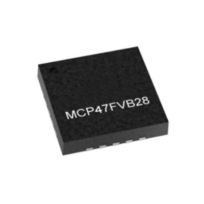 융합 회로 칩 MCP47FVB28-E/MQ I2C 인터페이스와 함께 12비트 채널 오క్ట얼 DAC