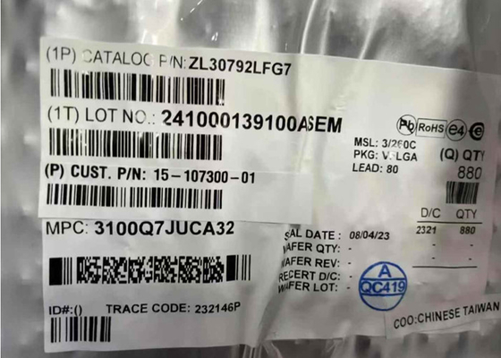 ZL30792LF 이더넷 IC IEEE 1588 및 동기 이더넷 패킷 클럭 네트워크 동기화