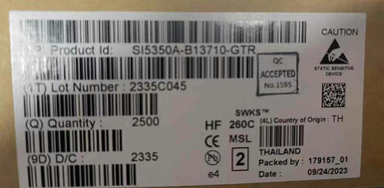 SI5350A-B13710-GTR 통합 회로 칩 CMOS 시계 생성기 10-MSOP