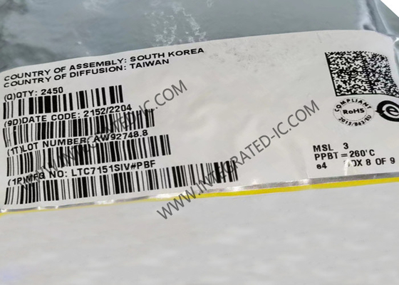 고효율 LTC7151SIV 1MHz 동시에 일어나는  한덩어리로 되어 있는 버크 변환기 28-vfqfn