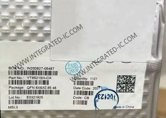 이더넷 IC YT8521SH-CA 단일 포트 1000M 이더넷 PHY 레이어 칩 QFN48