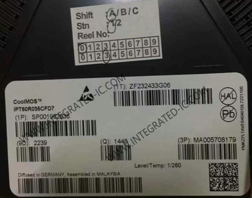 통합 회로 칩 IPT60R035CFD7 109nC 351W 전력 MOSFET 트랜지스터 HSOF8