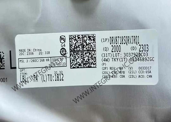 통합 회로 칩 DRV8718SQRVJRQ1 자동차 스마트 풀 하프 브리지 드라이버