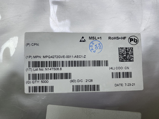 자동차 칩 MPQ4272GVE-0011-AEC1-Z 36V 3A 듀얼 벅 컨버터
