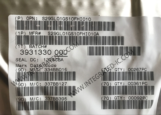 S29GL01GS10FHI010 메모리 IC 칩 1Gbit 병렬 MIRRORBITTM Eclipse NOR 플래시 메모리 IC