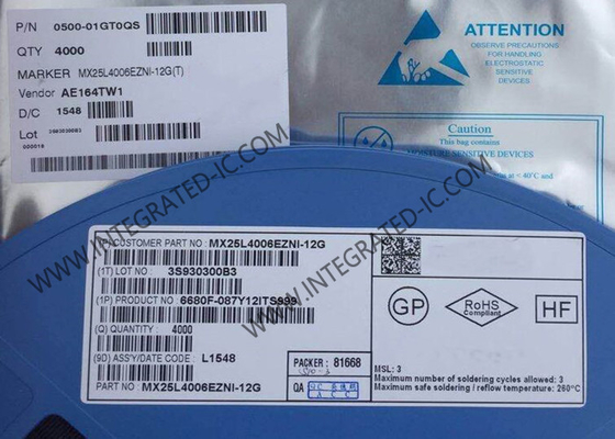 MX25L4006EZNI-12G 메모리 IC 칩 4Mbit CMOS 시리즈 NOR 플래시 메모리 IC WSON-8