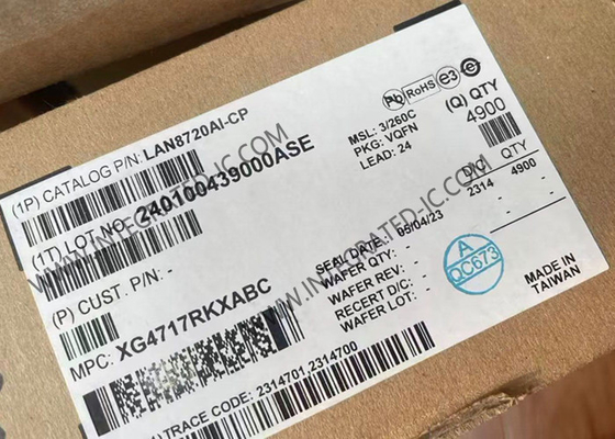 LAN8720AI-CP 이더넷 IC 이더넷 물리 계층 수신기 QFN-24 이더넷 PHY