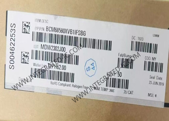 BCM68580XVB1IFSBG 이더넷 IC 네트워크 IC 10G XPON 섬유 홈 게이트웨이 SoC