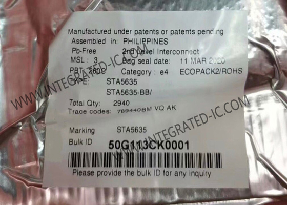 STA5635 무선 통신 모듈 자동차 보편 GNSS RF 수신기