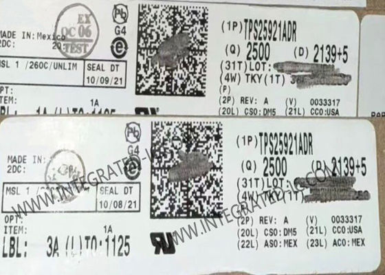 TPS25921ADR 융합회로 칩 1.7A 전자 퓨즈 IC SOIC-8 eFuse IC