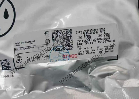 ADS1293CISQ 통합 회로 칩 저전력 3채널 24비트 아날로그 프론트엔드