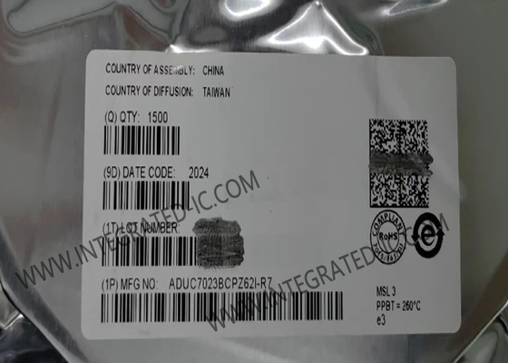 ADUC7023BCPZ62I 마이크로컨트롤러 MCU 정밀 아날로그 마이크로컨트롤러