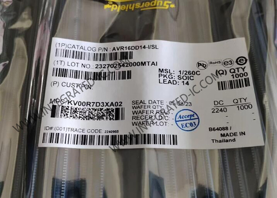 마이크로 컨트롤러 MCU AVR16DD14-I/SL 최대 24MHz 16KB 플래시 MCU SOIC14 표면 장착