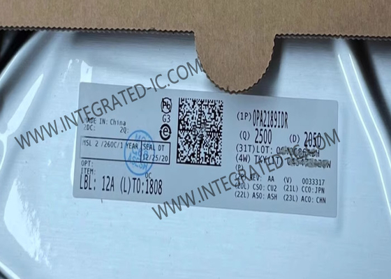 OPA2189IDR 통합 회로 칩 듀얼 14MHz 저소음 정밀 운영 증폭기