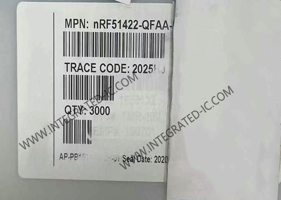 NRF51422-QFAA BT IC 멀티 프로토콜 BT 저 에너지 및 2.4GHz 시스템 칩