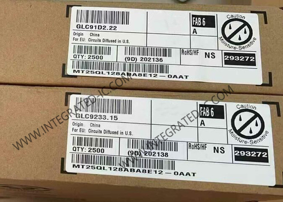 MT25QL128ABA8E12-0AAT 메모리 IC 칩 128Mbit 비휘발성 또는 플래시 메모리 IC TBGA24
