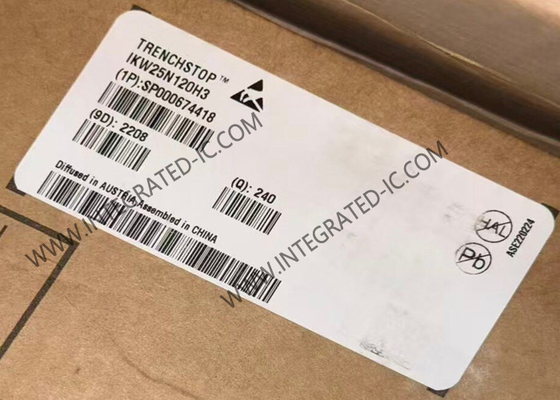 통합 회로 칩 IKW25N120H3 1200V IGBT 트랜지스터 TO-247 패키지 안티 평행 다이오드