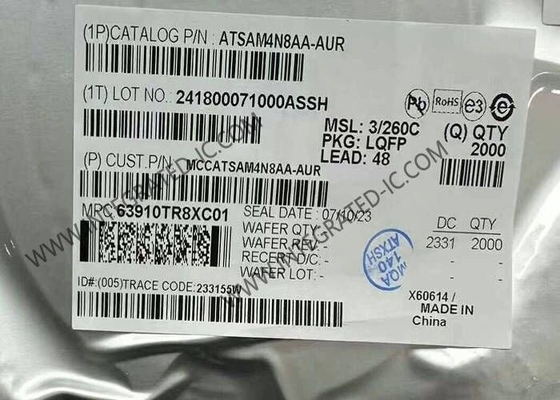 ATSAM4N8AA-AUR 마이크로컨트롤러 MCU 고성능 32비트 ARM 코텍스-M4 마이크로컨트롤러