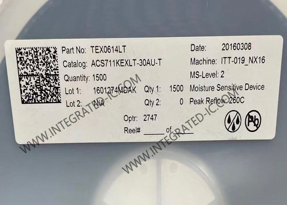 ACS711KEXLT-30AU 센서 IC 30A 홀 효과 선형 전류 센서 QFN12