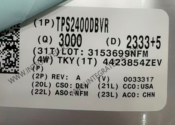 TPS2400DBVR 융합회로 칩 5.5V 초전압 보호 컨트롤러와 100V 입력 일시 보호