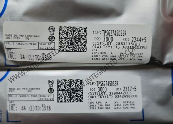 TPS62745DSSR 융합 회로 칩 스텝 다운 변환기 300mA 벅 스위칭 조절기 IC