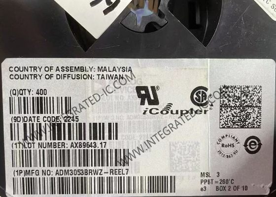 ADM3053BRWZ 융합 회로 칩 격리된 CAN 송신기 SOIC-20 CAN FD 송신기
