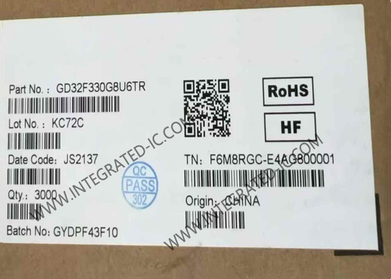 GD32F330G8U6TR 마이크로컨트롤러 MCU 84MHz 엔트리 레벨 32비트 마이크로컨트롤러 QFN28