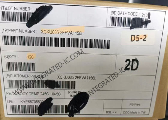 XCKU035-2FFVA1156I 필드 프로그래밍 가능한 게이트 어레이 Kintex UltraScale FPGA IC FCBGA1156