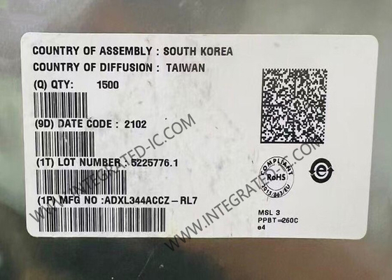 ADXL344ACCZ 센서 IC 3축 디지털 출력 가속기 LGA-16 모션 센서