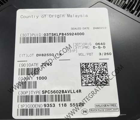 SPC5602BAVLL4R 마이크로 컨트롤러 MCU 48MHz 32비트 단일 코어 마이크로 컨트롤러 IC LQFP100