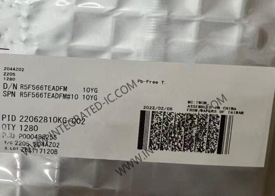 R5F566TEADFM 마이크로컨트롤러 MCU 32비트 마이크로컨트롤러 160MHz 32비트 단일 코어 MCU