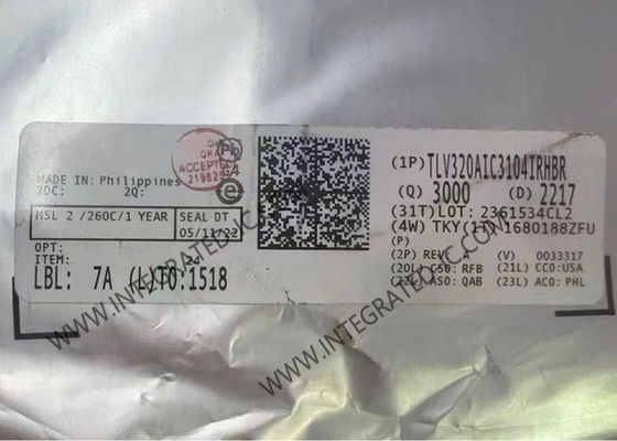 TLV320AIC3104IRHBR 통합 회로 칩 휴대용 오디오 및 전화용 저전력 스테레오 오디오 코덱