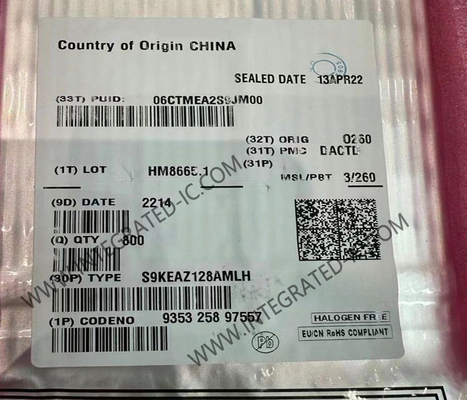 S9KEAZ128AMLH 마이크로컨트롤러 MCU 48MHz 키네티스 EA 32비트 ARM 코르텍스-M4 MCU LQFP-64